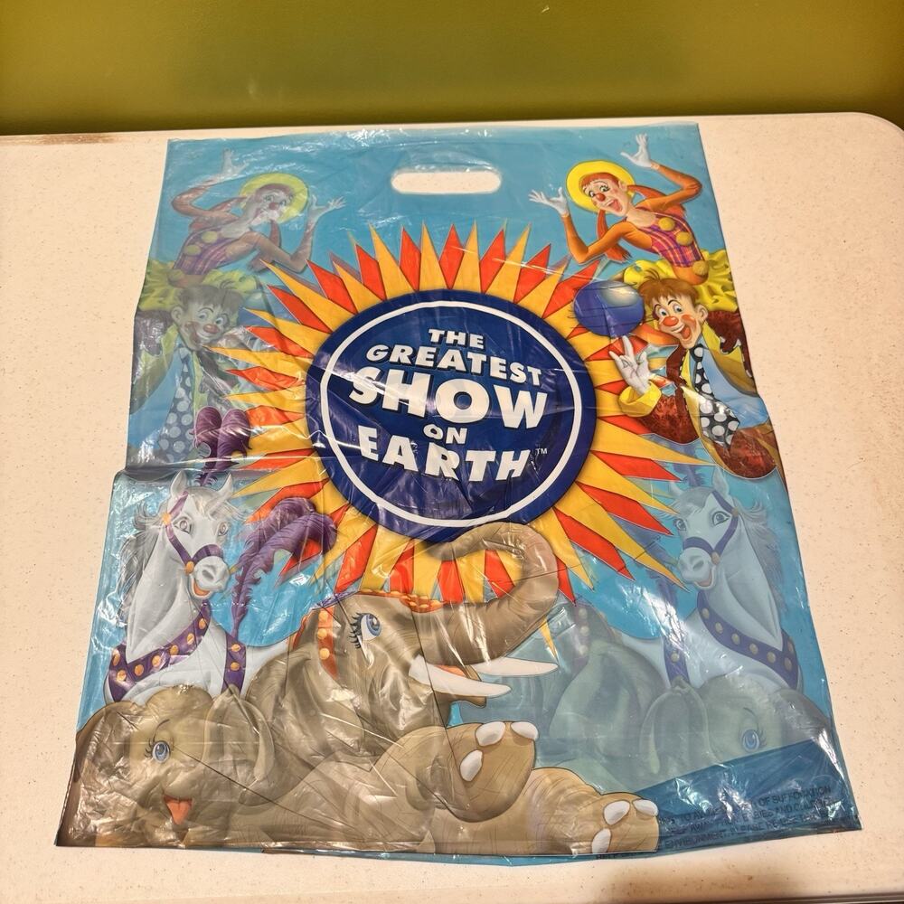 Ringling Brothers and Barnum & Bailey Circus Plastic Souvenir Bag Large Vtg 2003 - Picture 2 of 10